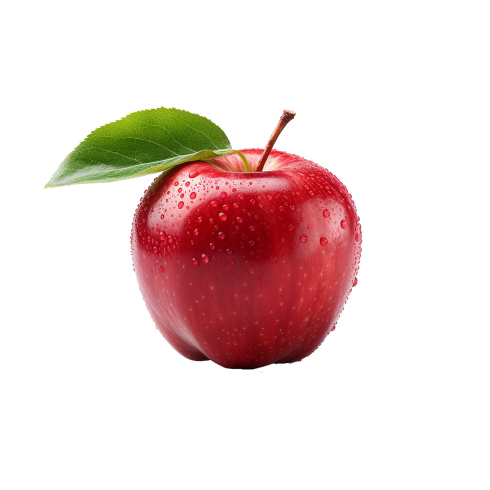 AI generated Fresh apple fruit png isolated on transparent background