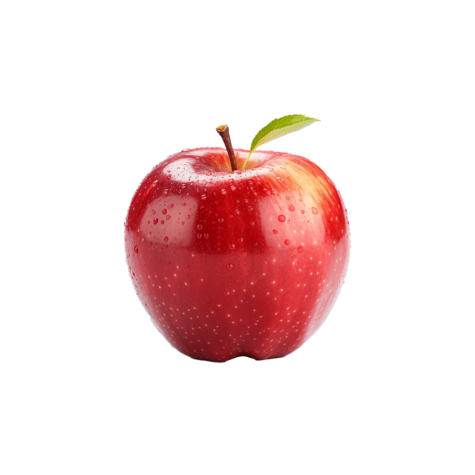 AI generated Fresh apple fruit png isolated on transparent background