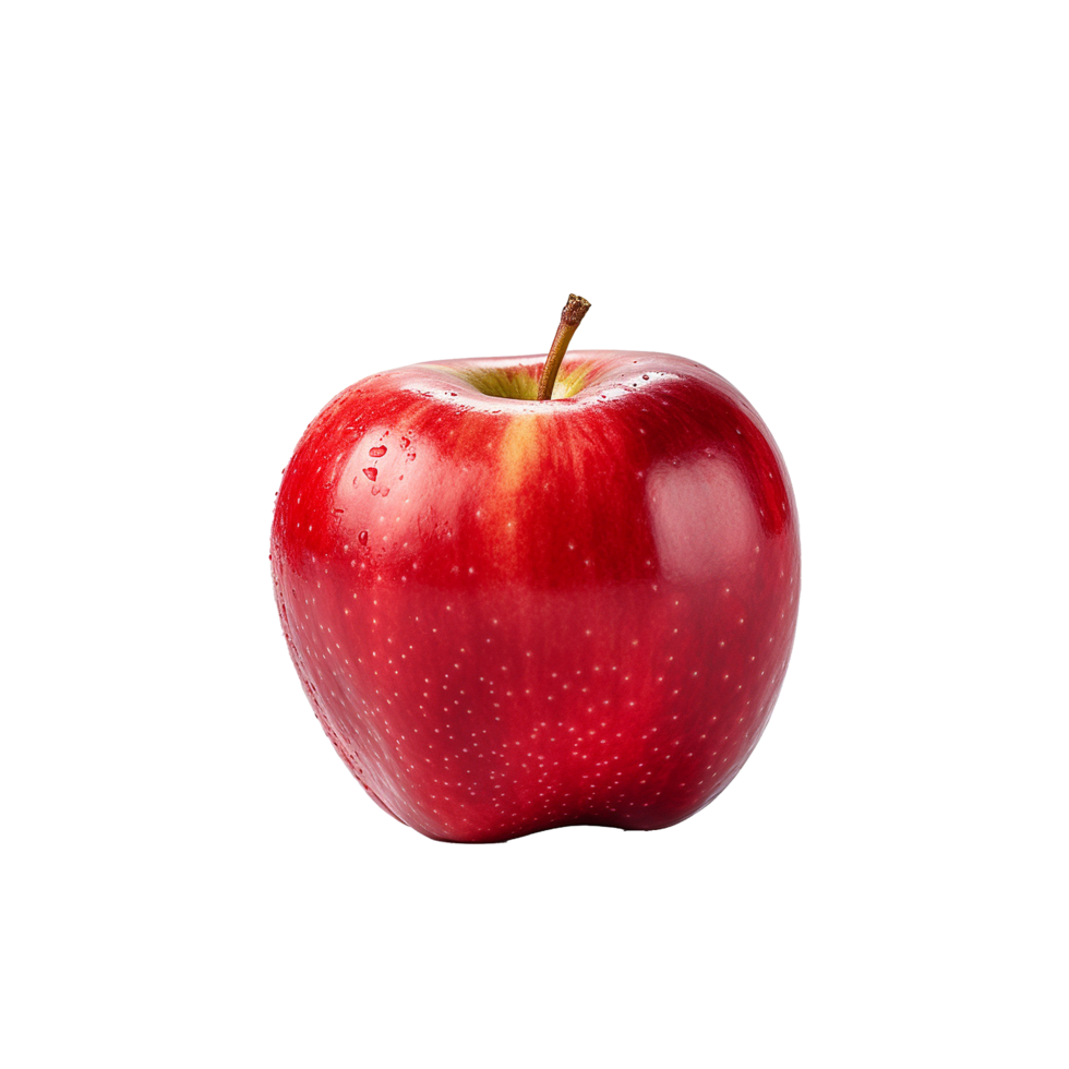 AI generated Fresh apple fruit png isolated on transparent background