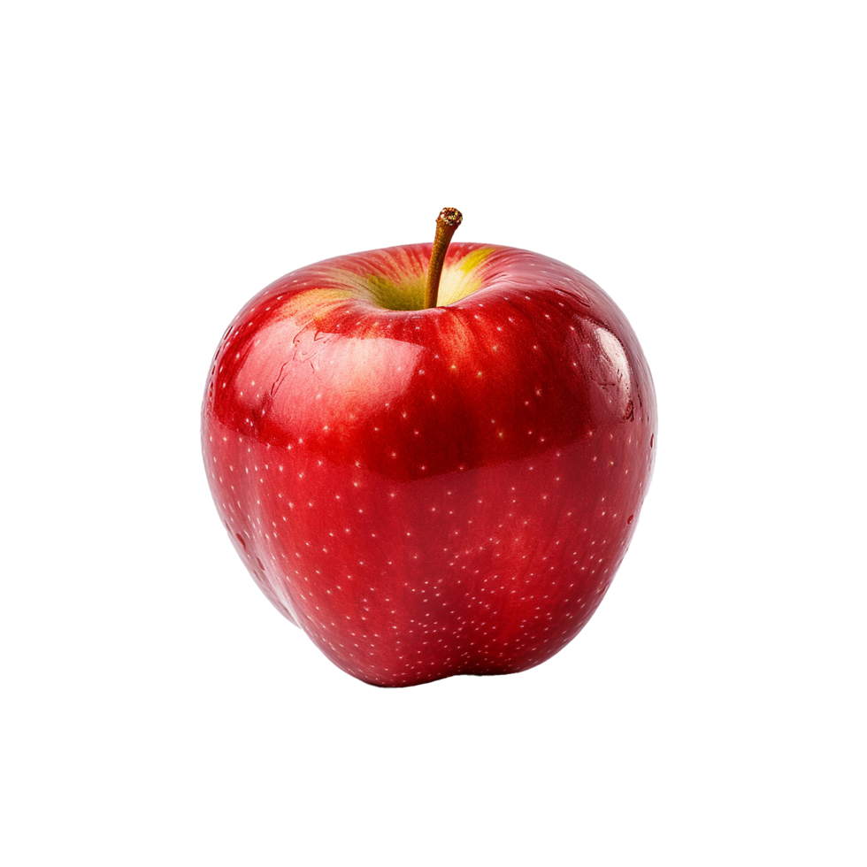 AI generated Fresh apple fruit png isolated on transparent background