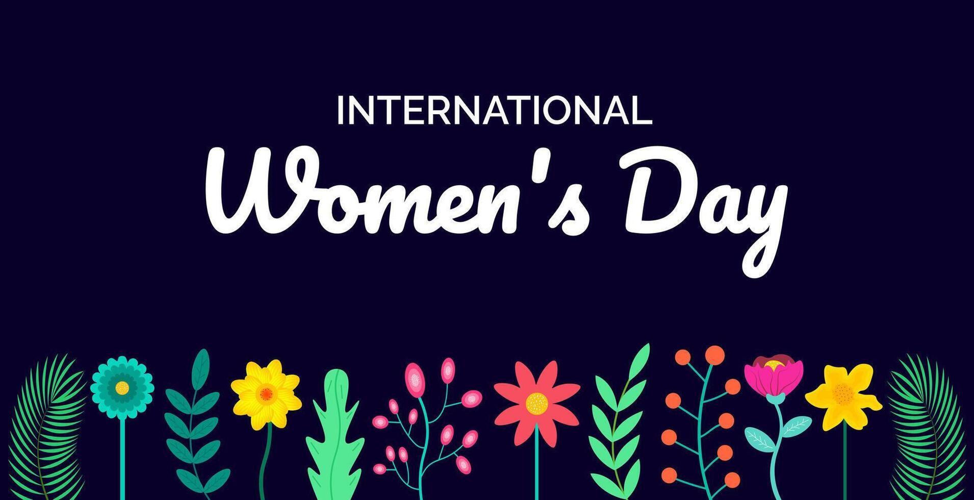 8 March is International Women's Day flower background. use to background, banner, placard, card, and poster design template. vector illustration.