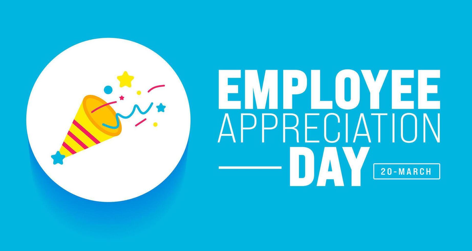 Employee Appreciation Day background design Template. vector