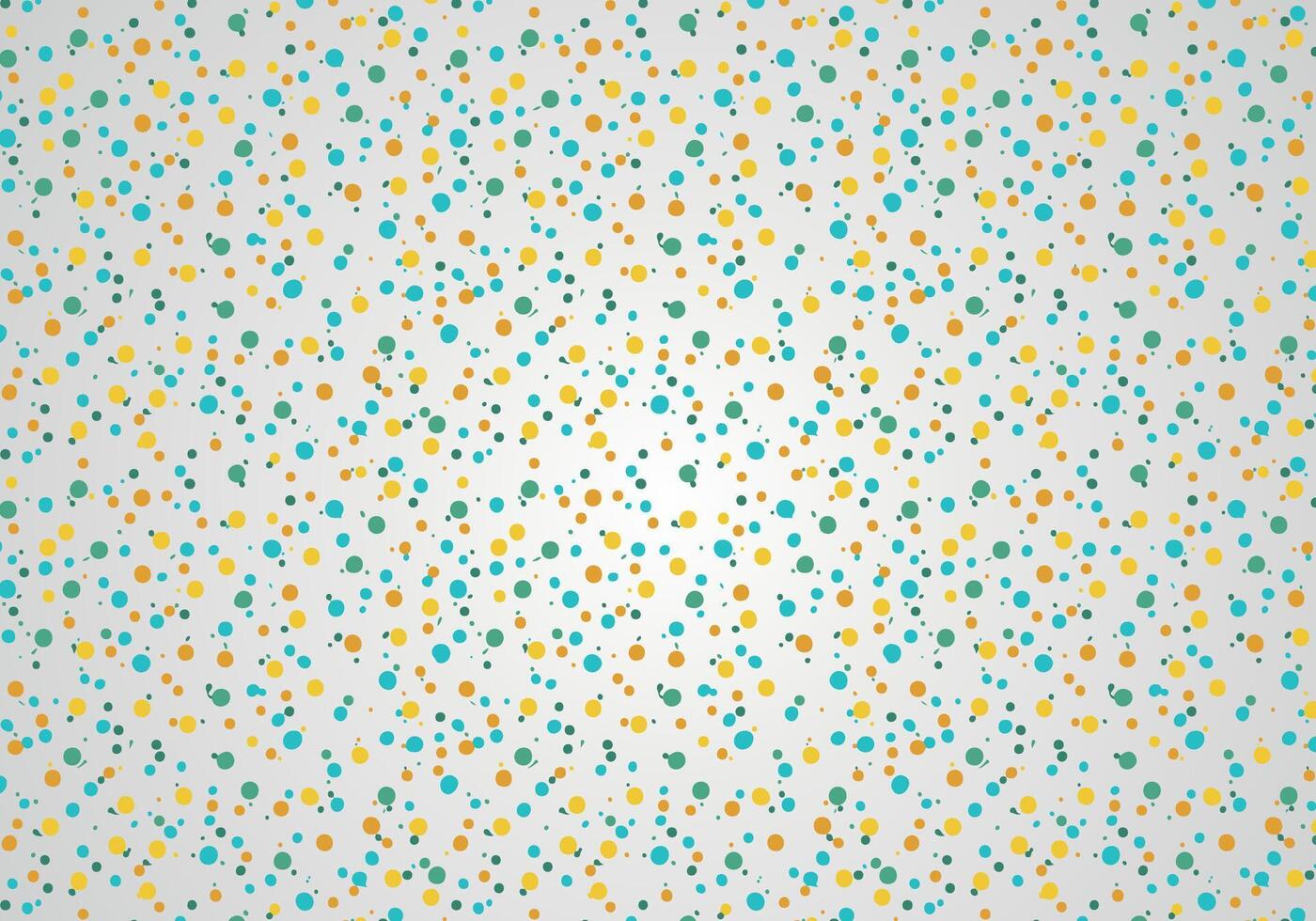 Circular ornament. Pattern of dots, particles, molecules, fragments. Poster for technology, medicine, presentations, business. vector