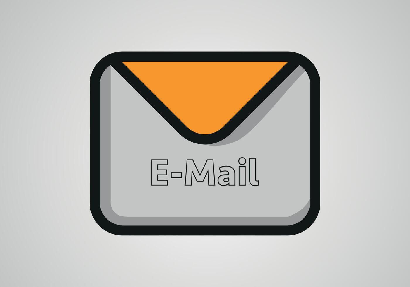 Mail envelope icon in flat style. Receive email letter spam vector illustration on white background. Mail communication business concept.