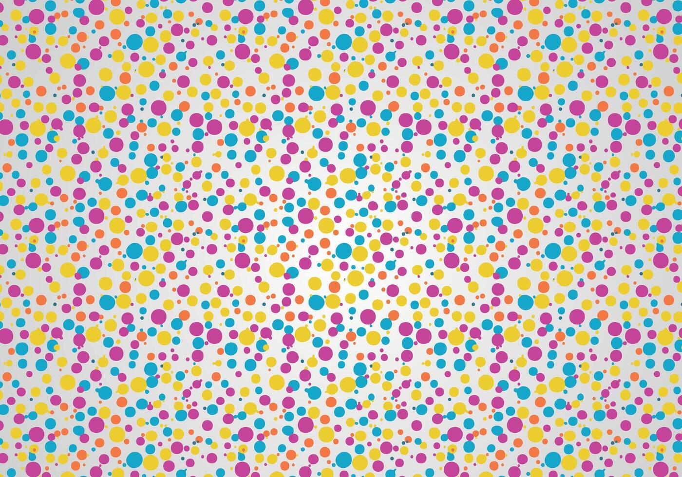Circular ornament. Pattern of dots, particles, molecules, fragments. Poster for technology, medicine, presentations, business. vector