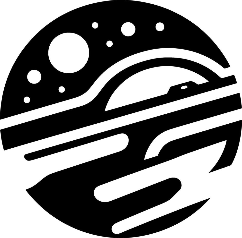 Simple logo design with a creative theme and future innovation vector
