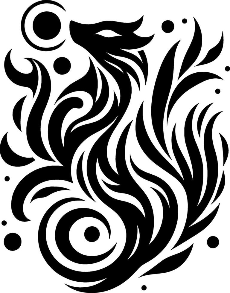 The batik motif design combines with the dragon into a luxurious combination, uniquely harmonious and elegant vector