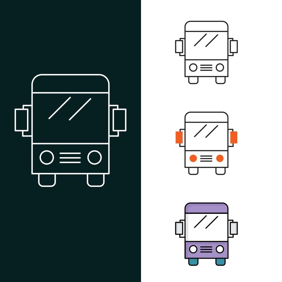 Shuttle Vector Icon Design