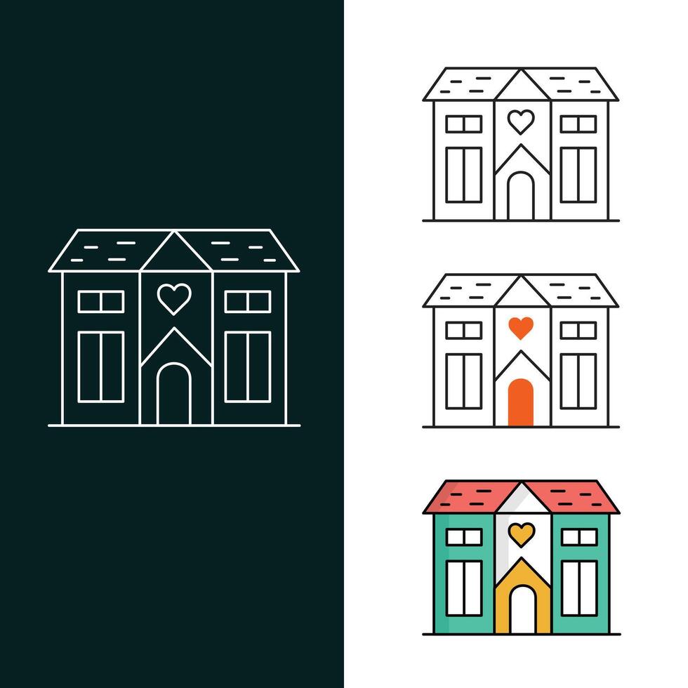 Estate Vector ICon Design