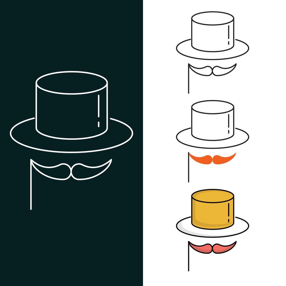 Hat Vector Illustration Icon Design