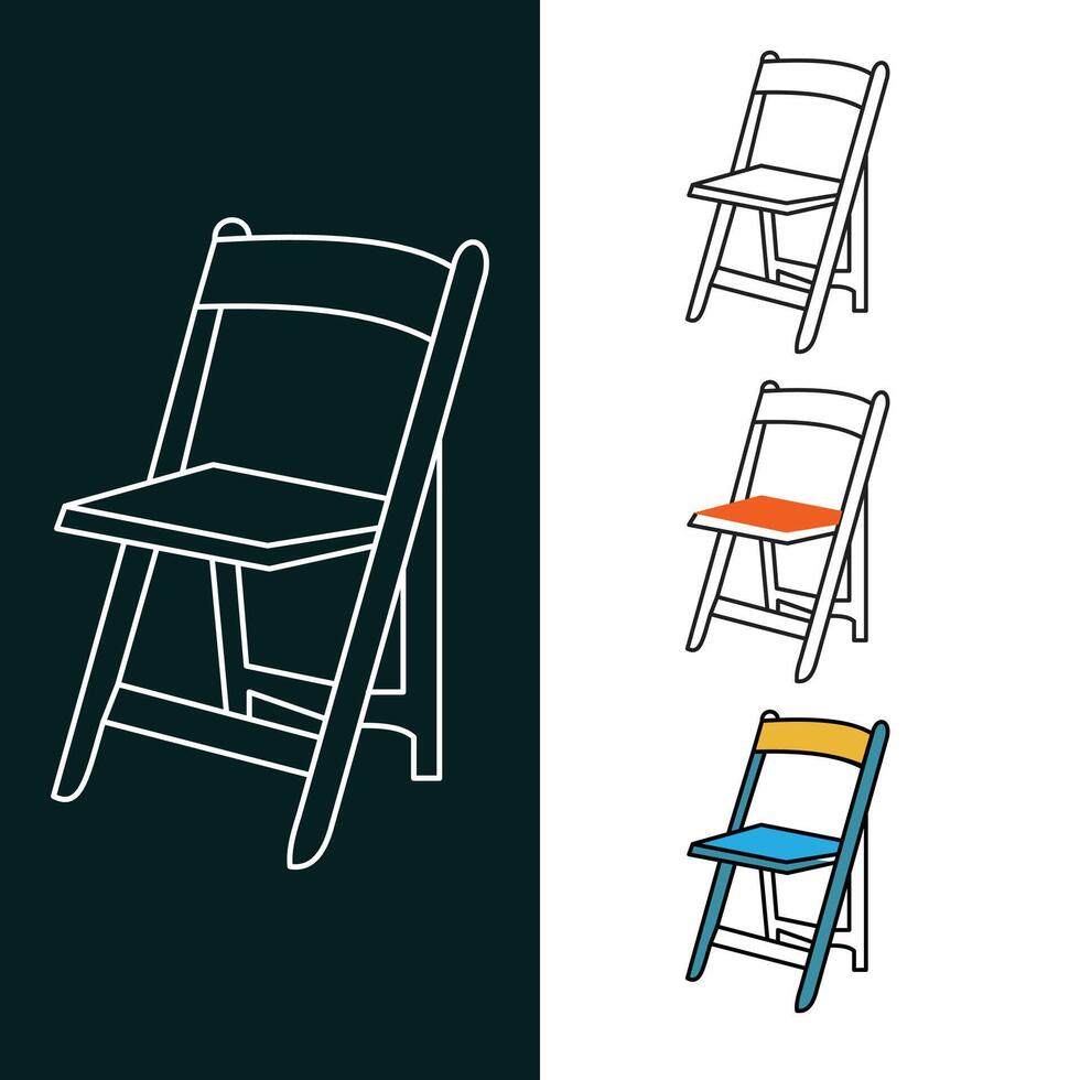 Ceremony Chair Vector Illustration Icon Design