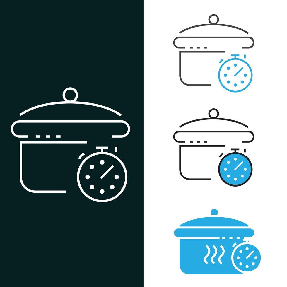 Cooking Time Vector illustration Icon Design