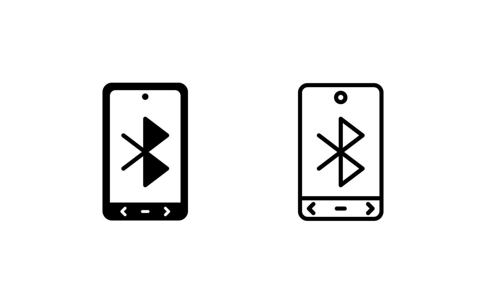 icono de vector de bluetooth