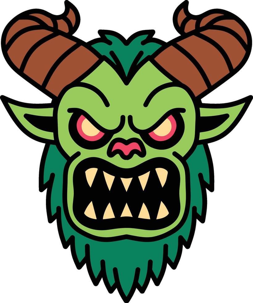 Skull Monster character design vector