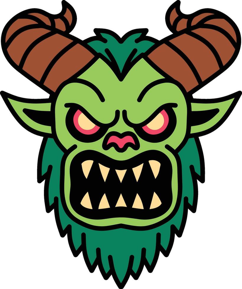 Skull Monster character design vector