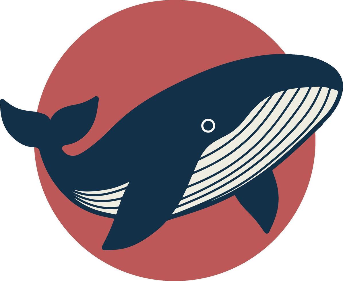 ballena dibujos animados diseño vector