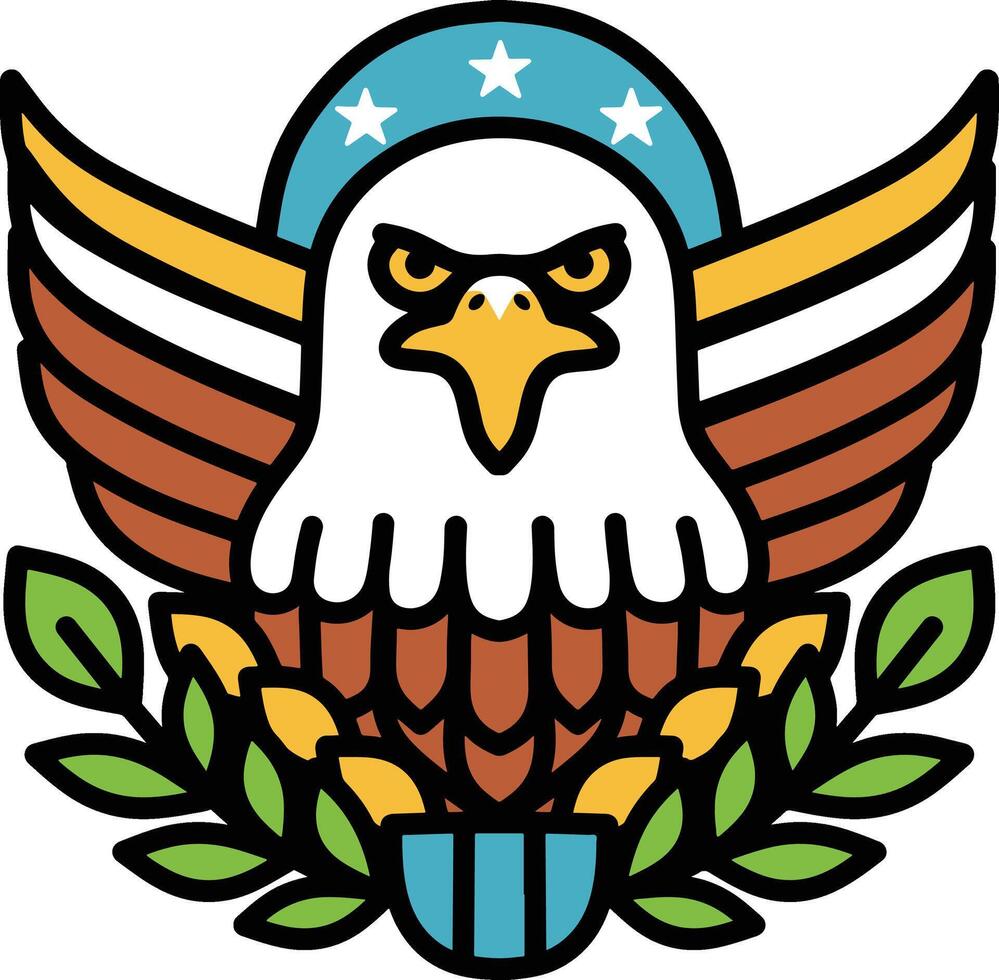 Eagle design cartoon vector