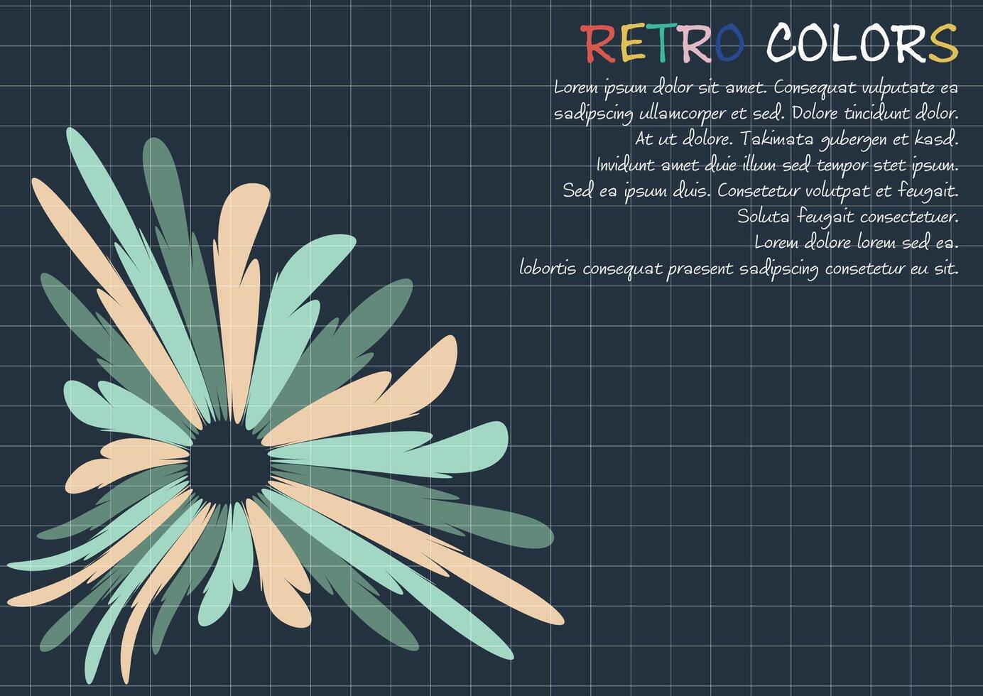 90s Modern Retro Background Vector. vector