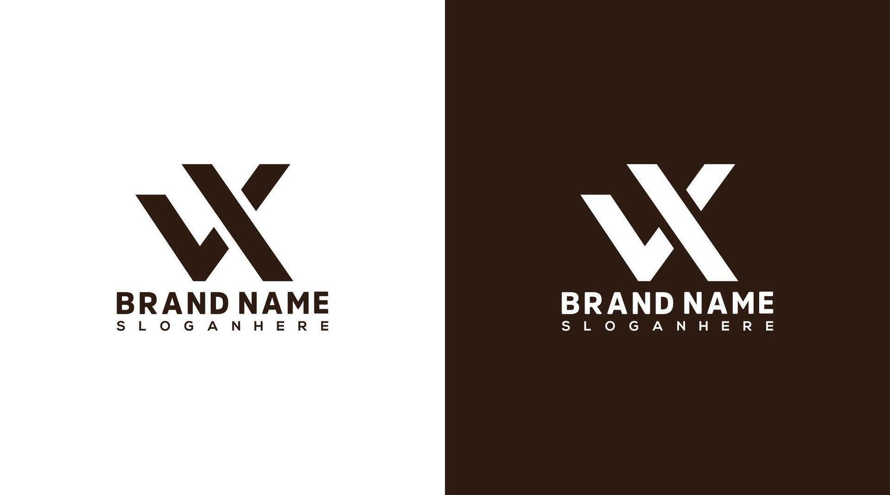 VX Letter Logo Design, XV icon Brand identity Design Monogram Logo vector