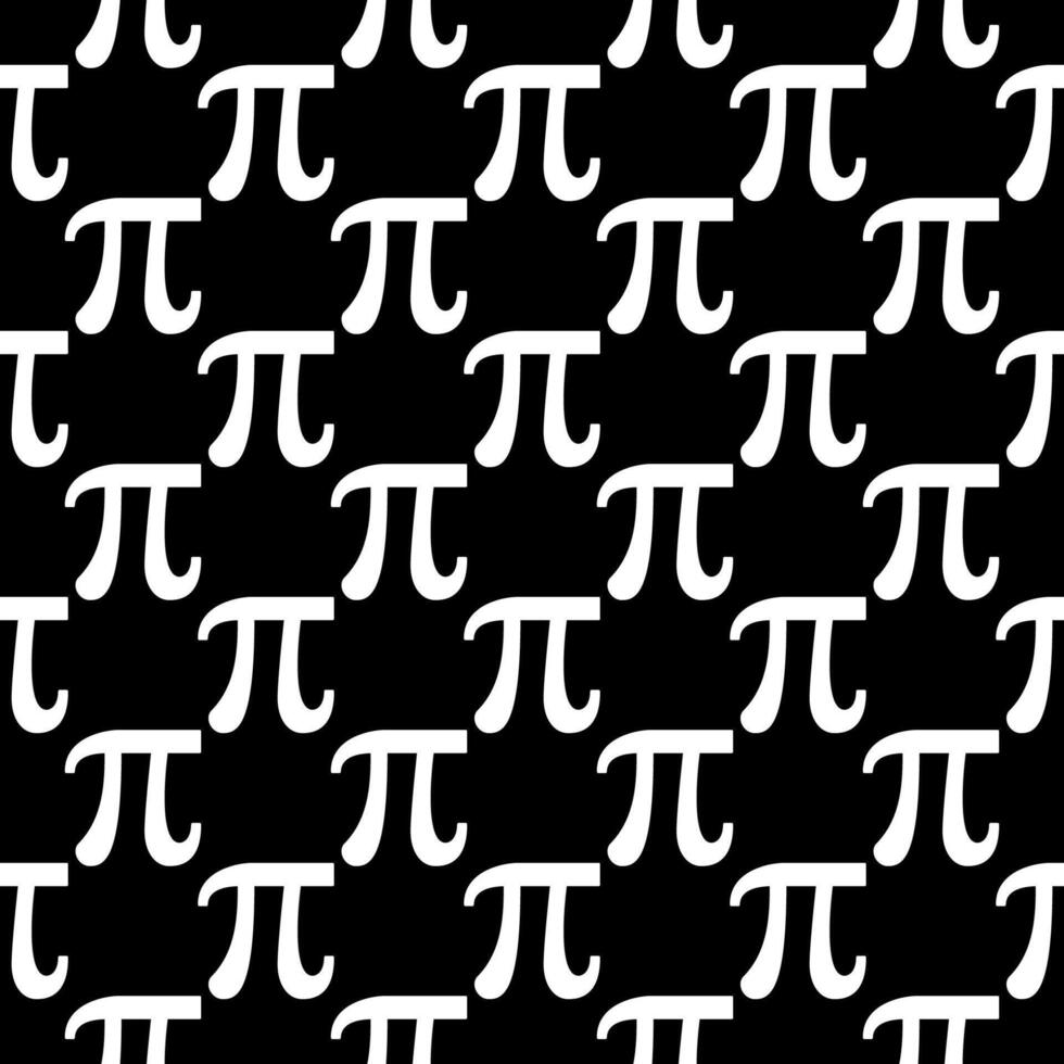 matemáticas concepto oscuro geométrico modelo con Pi símbolo - vector matemáticas sin costura antecedentes