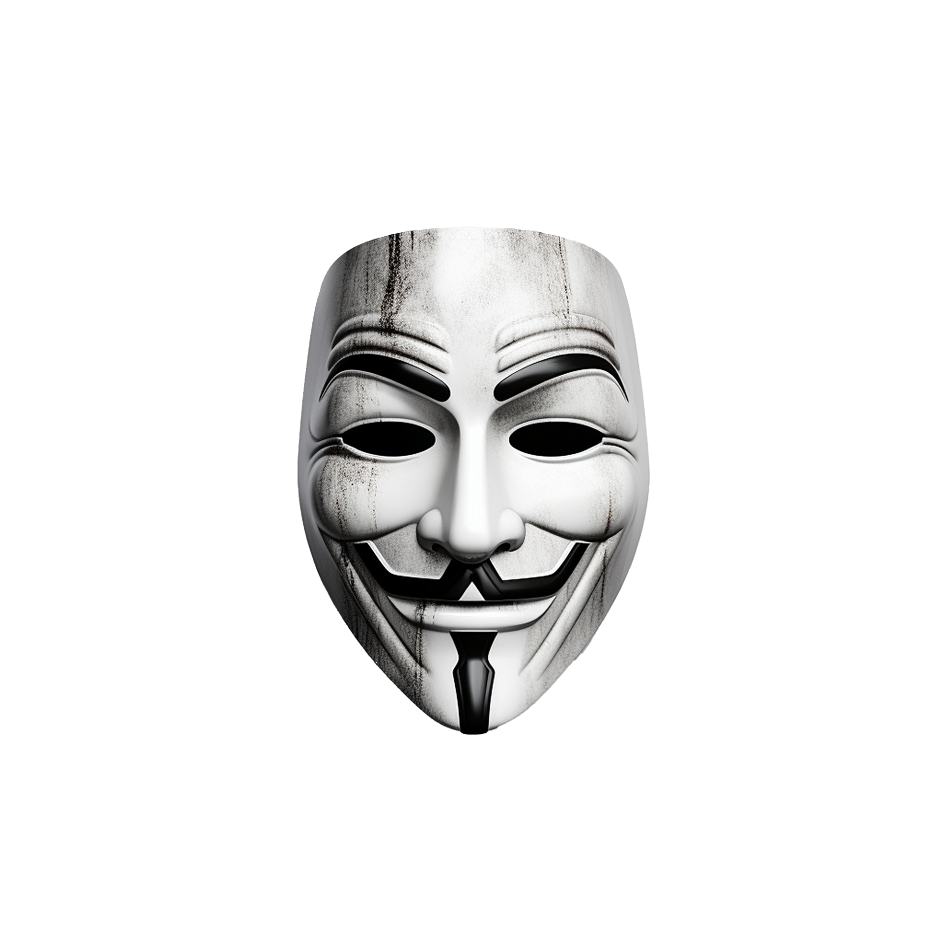 AI generated Hacker anonymous mask png isolated on transparent ...