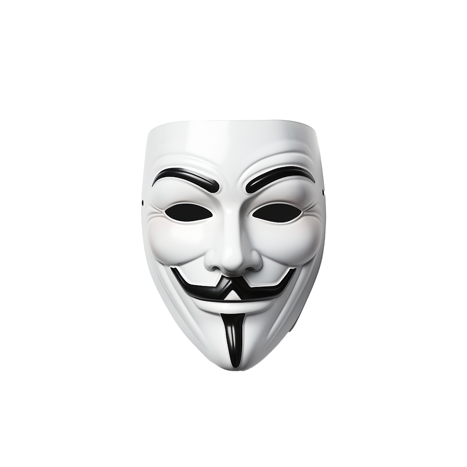 AI generated Anonymous mask png isolated on transparent background ...