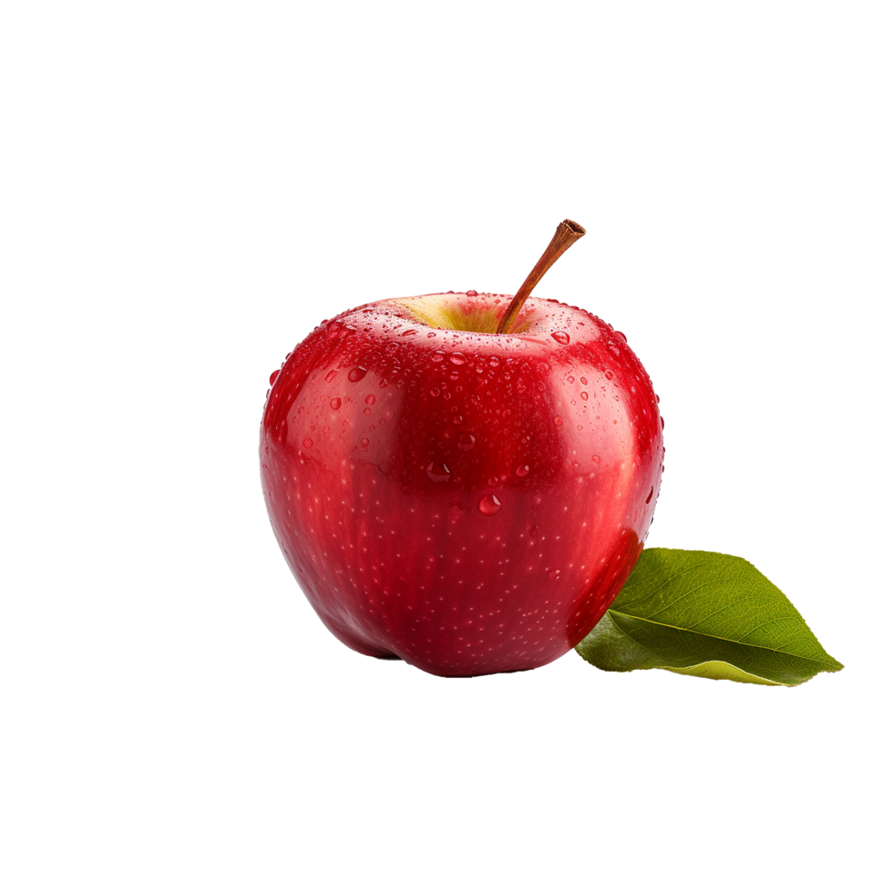 AI generated Fresh apple fruit png isolated on transparent background