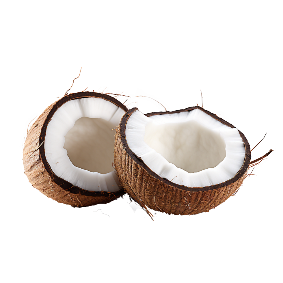 AI generated Coconut png isolated on transparent background