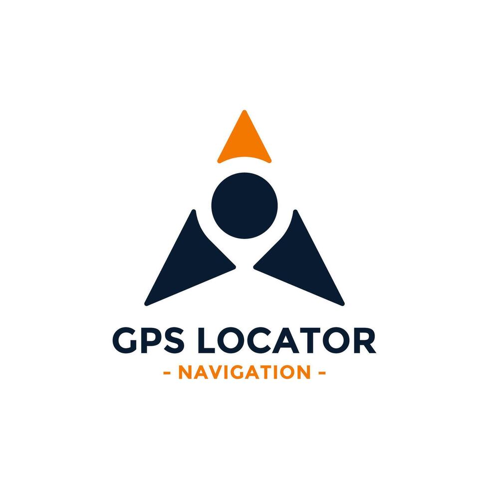 GPS locador logo diseño modelo. GPS mapa ubicación y dirección icono vector combinación. directo negocio flecha logo símbolo concepto.