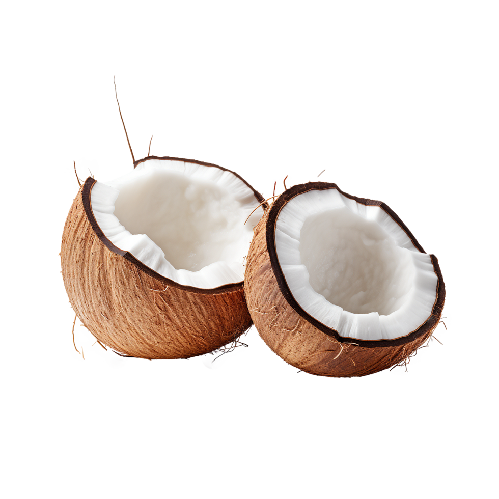 AI generated Coconut png isolated on transparent background