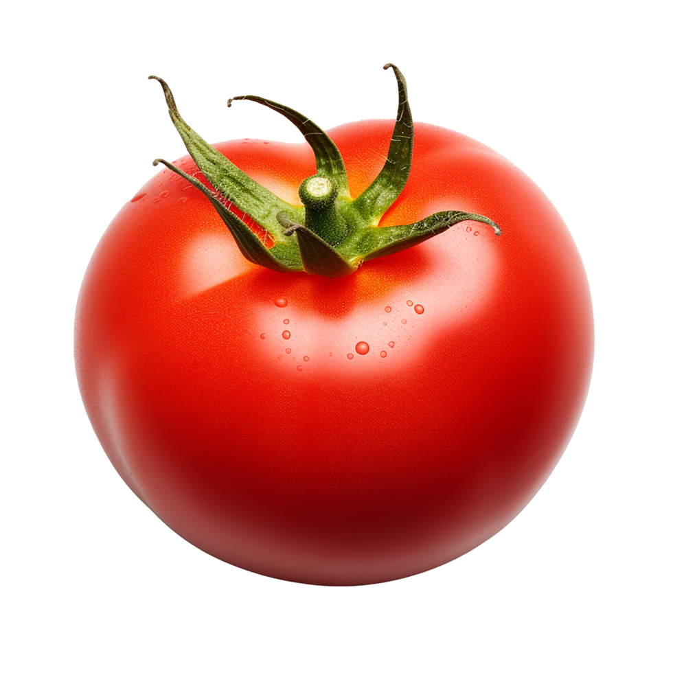 AI generated Tomato png isolated on transparent background
