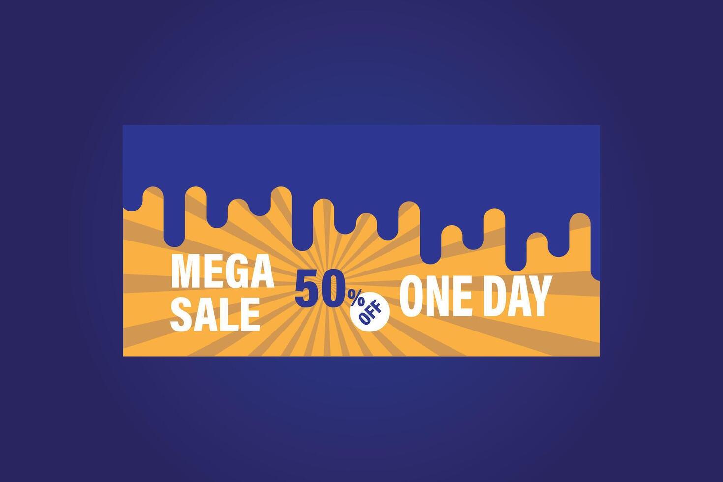 MEGA SALE UP TO 50 OFF vector