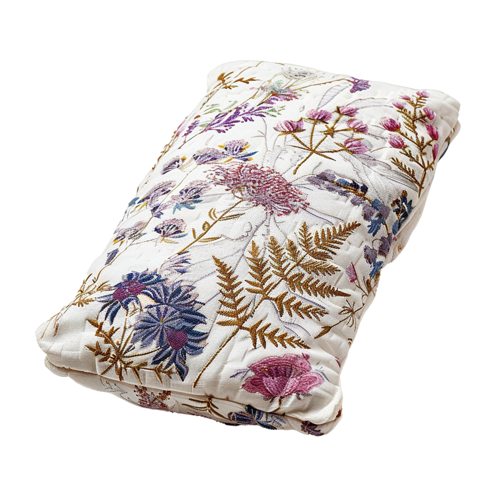 AI generated Beautiful scented eye pillow isolated on transparent background png