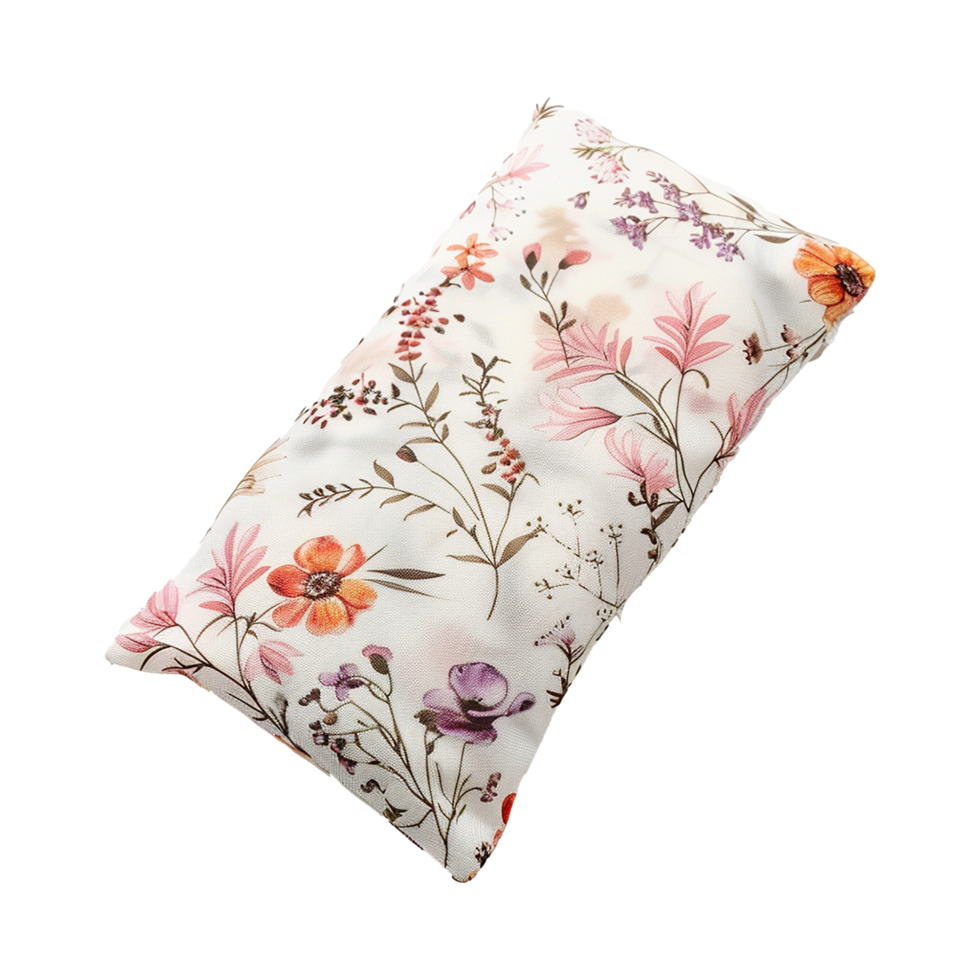 AI generated Beautiful scented eye pillow isolated on transparent background png