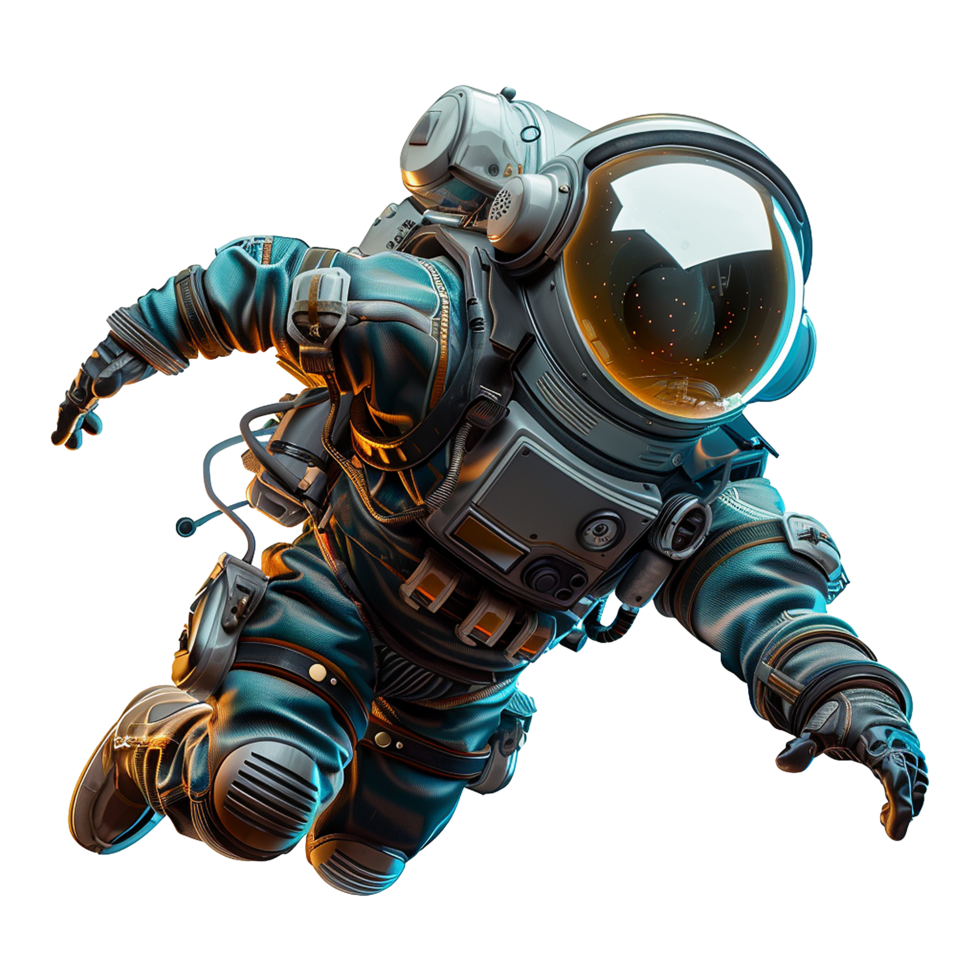 AI generated Space scavenger isolated on transparent background png