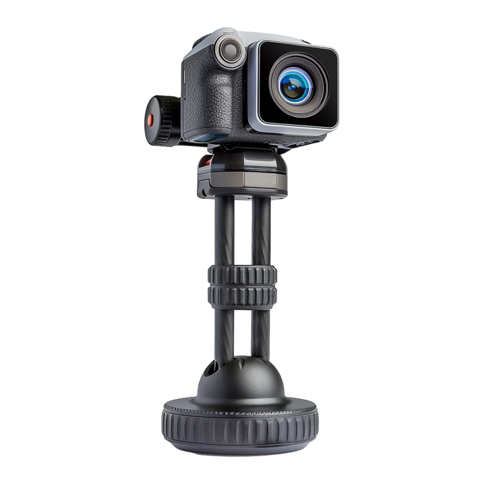 AI generated Action camera isolated on transparent background png