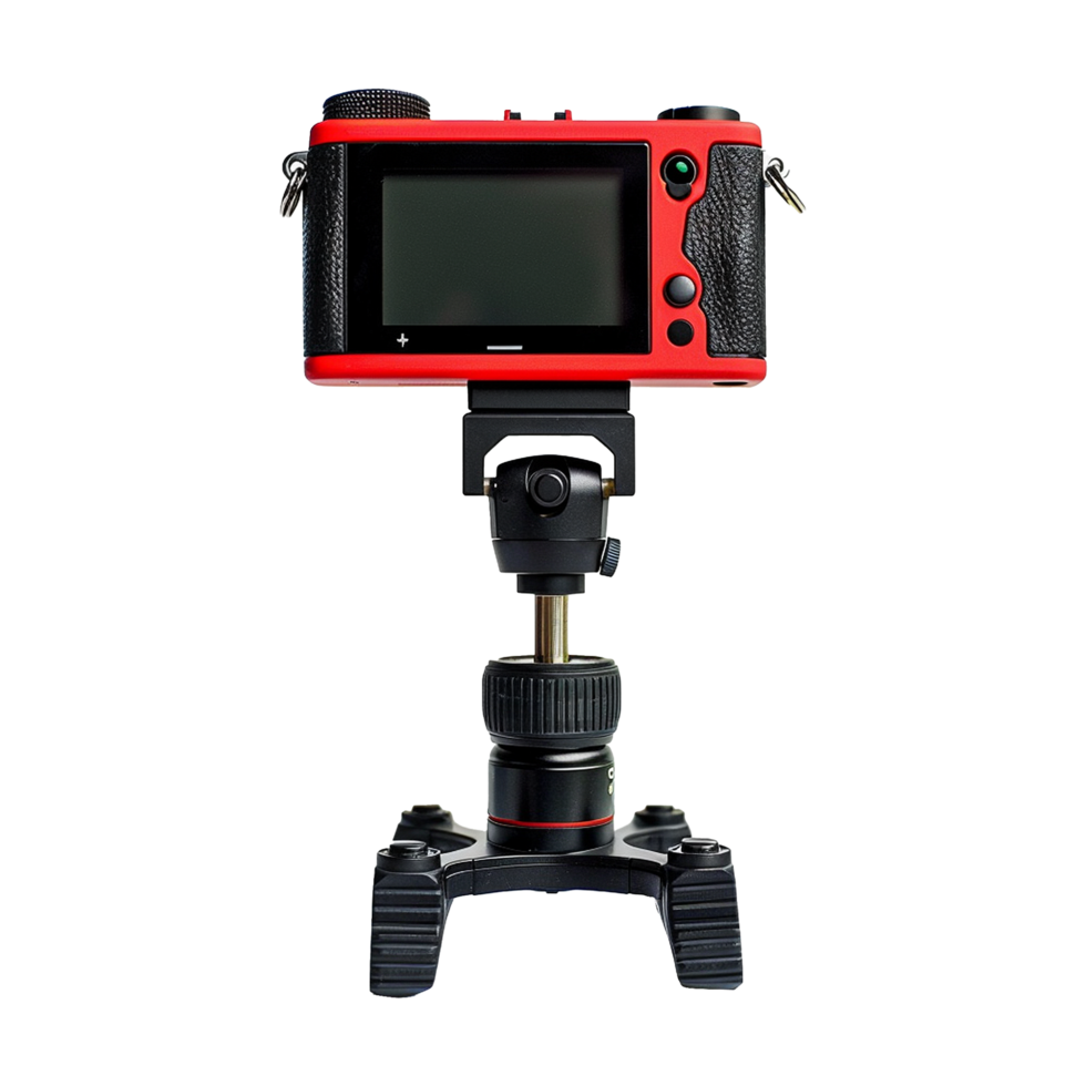 AI generated Action camera isolated on transparent background png