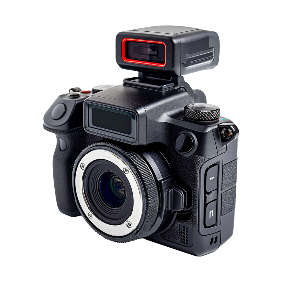 AI generated Action camera isolated on transparent background png