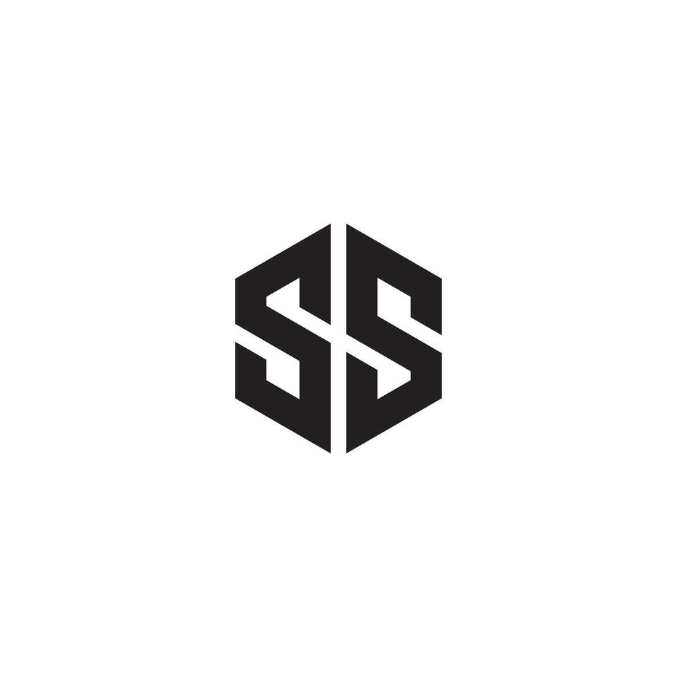Letter SS logo or icon design vector