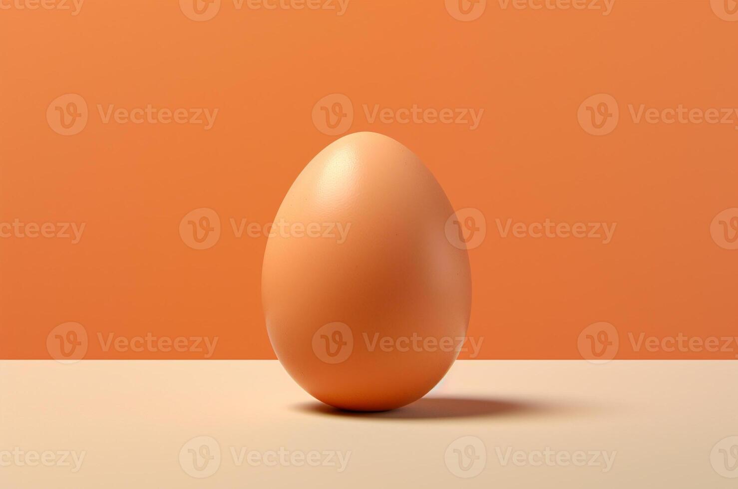 AI generated Minimalistic chicken egg. Easter photo