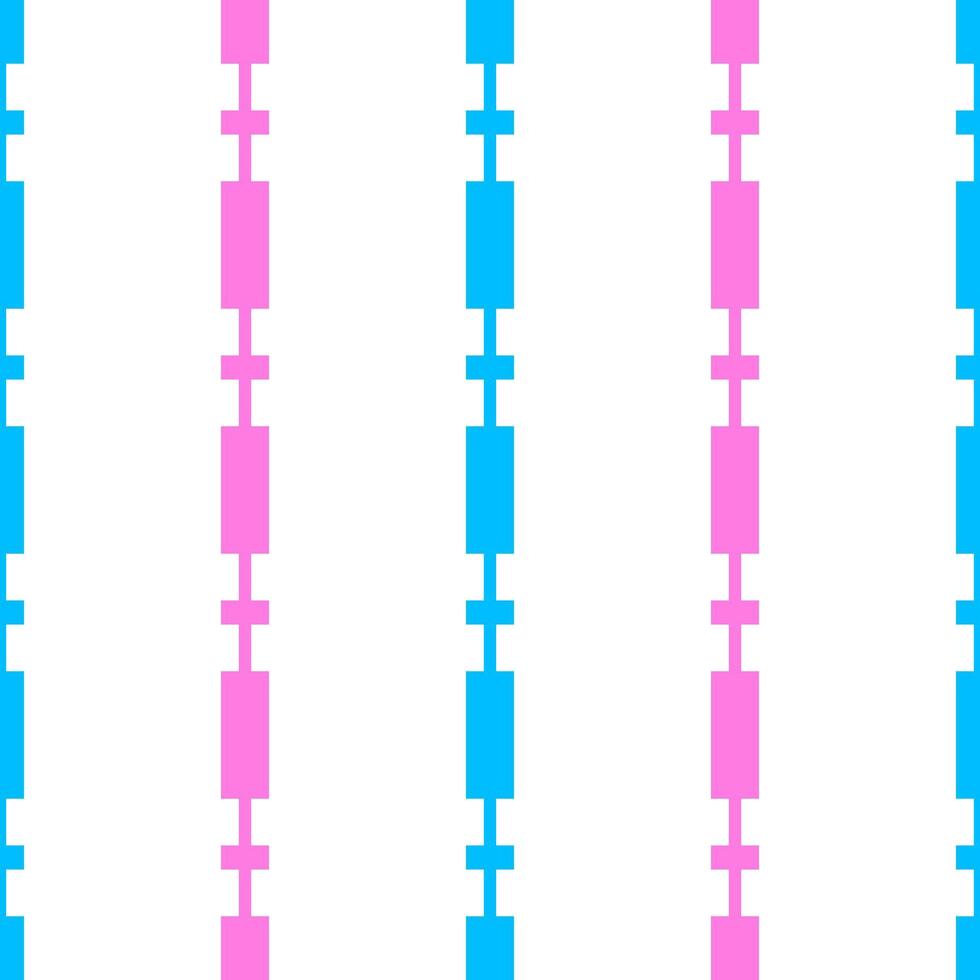 simple stripe ethnic textile seamless pattern vertical line blue and pink color on white background vector illustration. line stripe varicoloured, alternate the color pattern texture for textile.