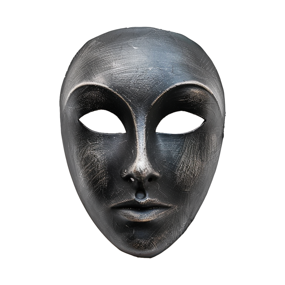 AI generated Elegant carnival mask isolated on transparent background png