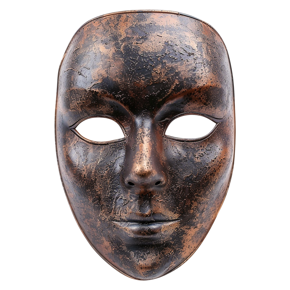 AI generated Elegant carnival mask isolated on transparent background png