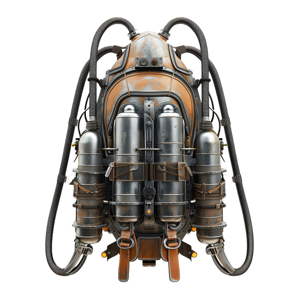 AI generated Jetpack isolated on transparent background png