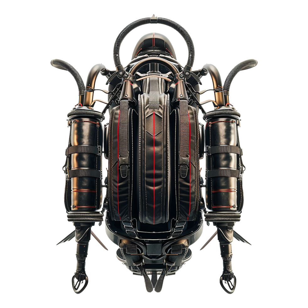 AI generated Jetpack isolated on transparent background png