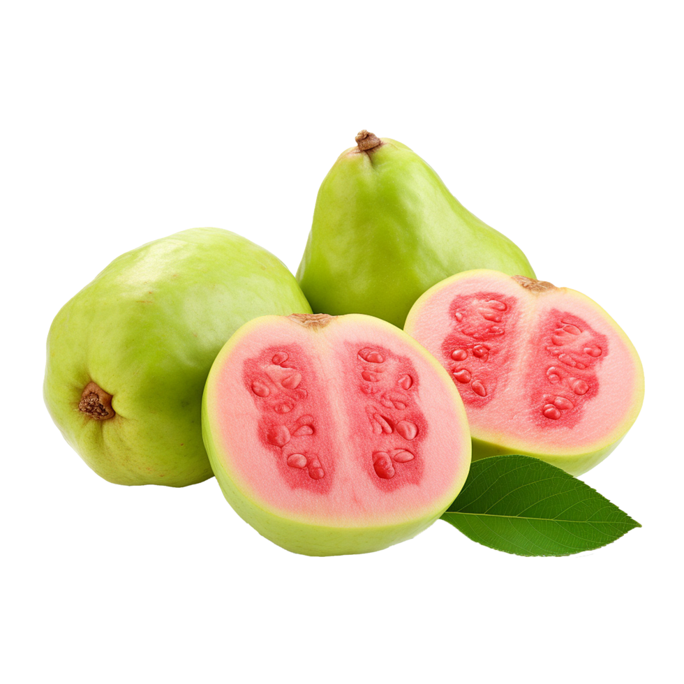AI generated Fresh Guava png isolated on transparent background