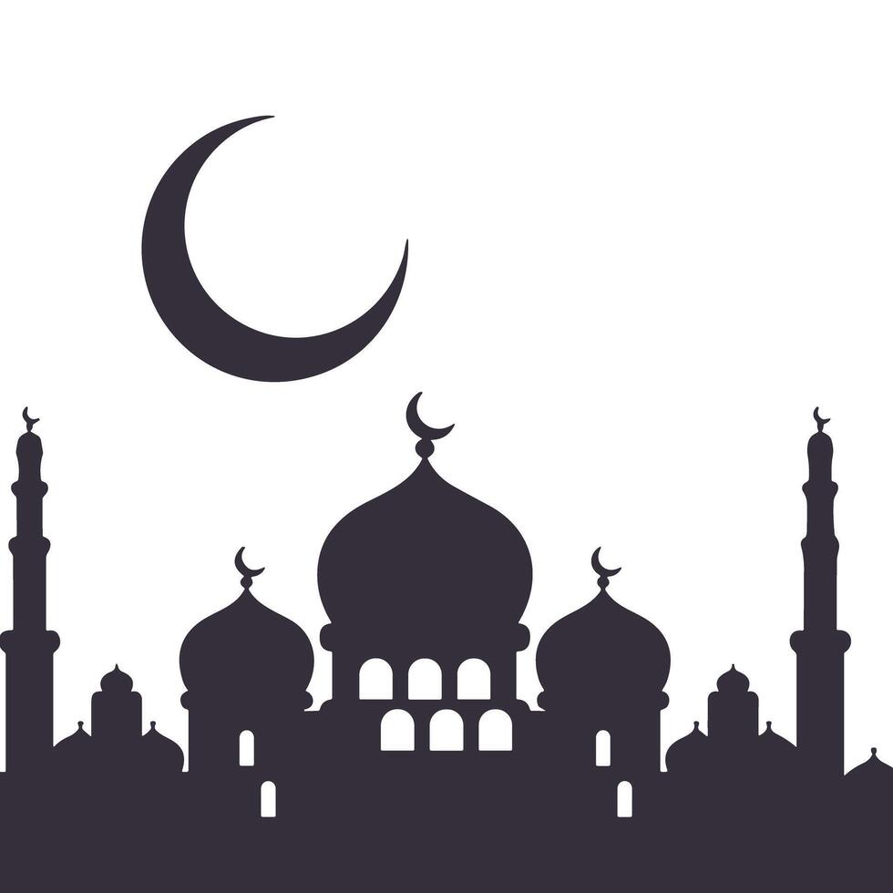 mosque vector shillouette