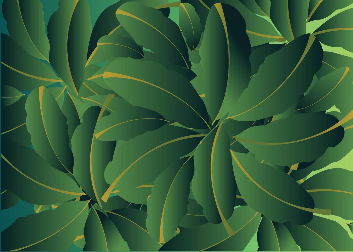 green leaves background vector