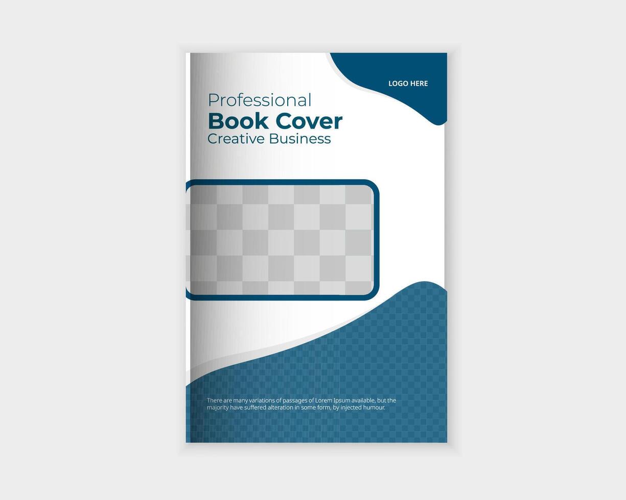 Modern and Corporate Business book or brochure cover design vector