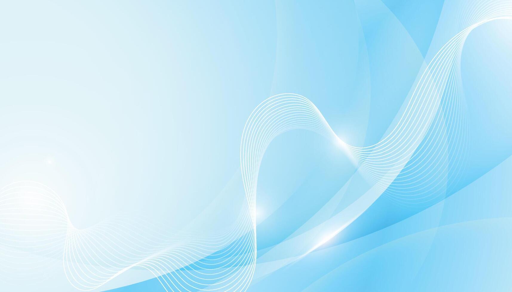 elegant business wavy and curvy lines blue backdrop for presentation vector